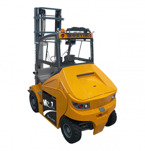 Electrostivuitor Montini MR 6 COMPACT > MR 7 COMPACT cu 4 Roți si capacitatea de încărcare de la 6000 kg la 7000 kg – 96V