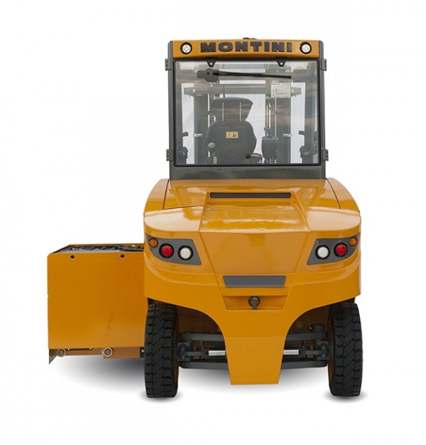 Electrostivuitor Montini MR 6 > MR 12 cu 4 Roți si capacitatea de încărcare de la 6000 kg la 12000 kg – 96V