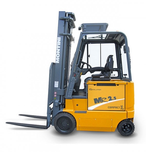 Electrostivuitor Montini MR SUPER LITHIUM 1.7 Compact - 2.5 Compact cu 4 Roți si capacitatea de încărcare de la 1750 kg la 2500 kg - 48V/80V