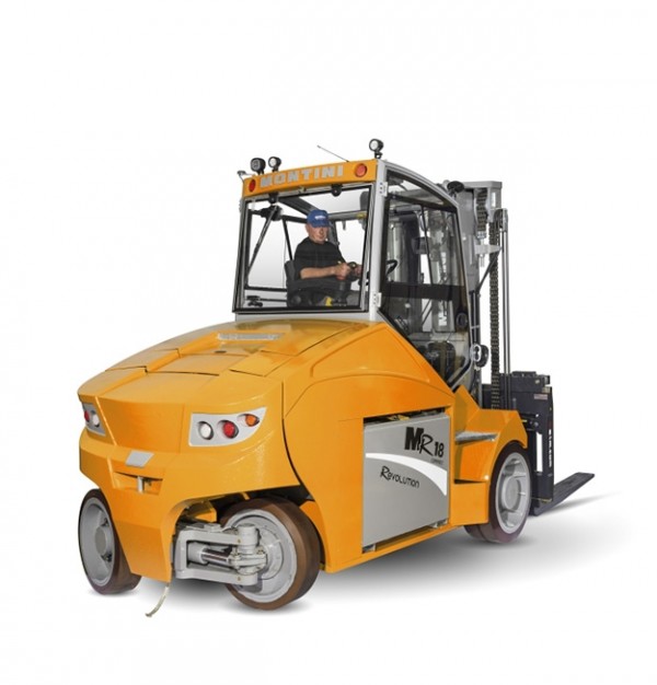 Electrostivuitor Montini MR 18 COMPACT cu 4 Roți si capacitatea de încărcare de 18000 kg – 120V