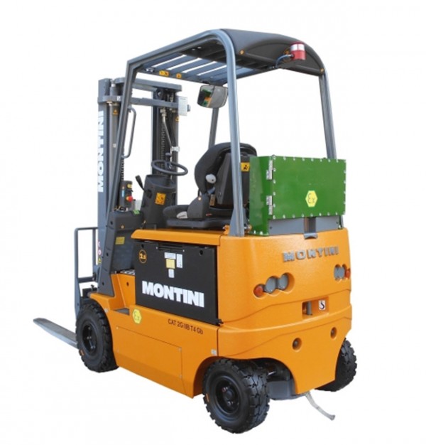 Electrostivuitor Montini MR SUPER LITHIUM 1.7 Compact - 2.5 Compact cu 4 Roți si capacitatea de încărcare de la 1750 kg la 2500 kg - 48V/80V