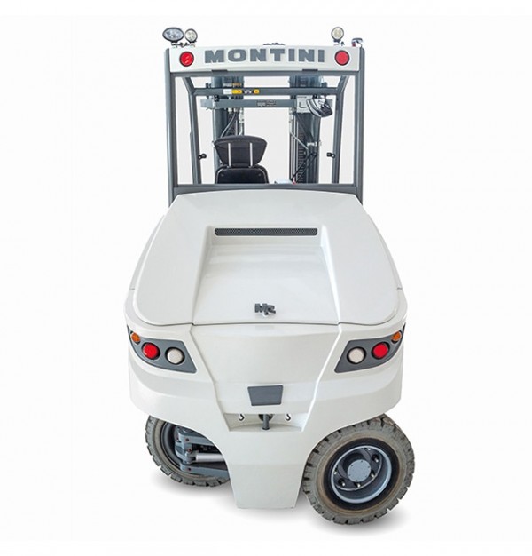 Electrostivuitor Montini MR 6 COMPACT > MR 7 COMPACT cu 4 Roți si capacitatea de încărcare de la 6000 kg la 7000 kg – 96V