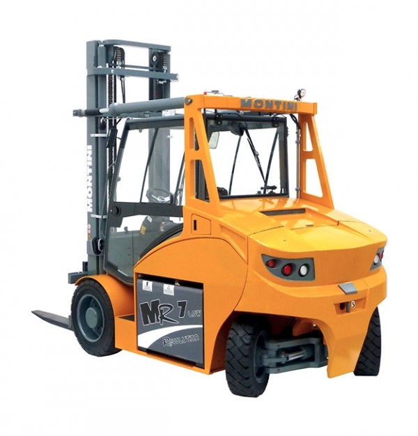 Electrostivuitor Montini MR 6 LOW > MR 7 LOW cu 4 Roți si capacitatea de încărcare de la 6000 kg la 7000 kg – 96V