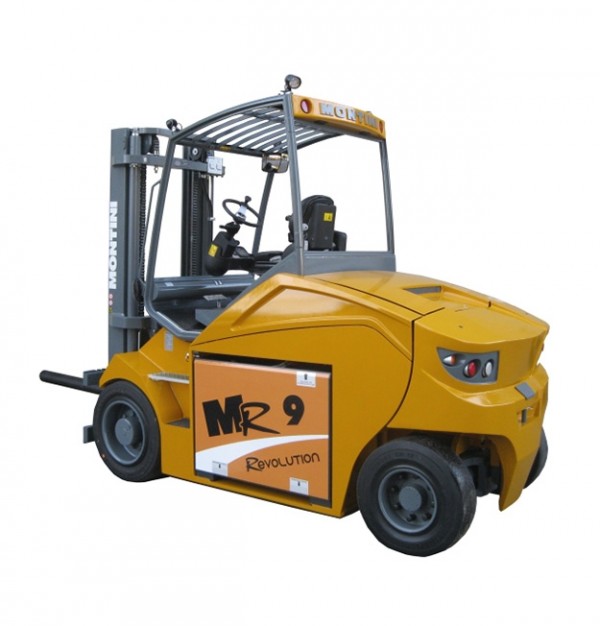 Electrostivuitor Montini MR 6 > MR 12 cu 4 Roți si capacitatea de încărcare de la 6000 kg la 12000 kg – 96V