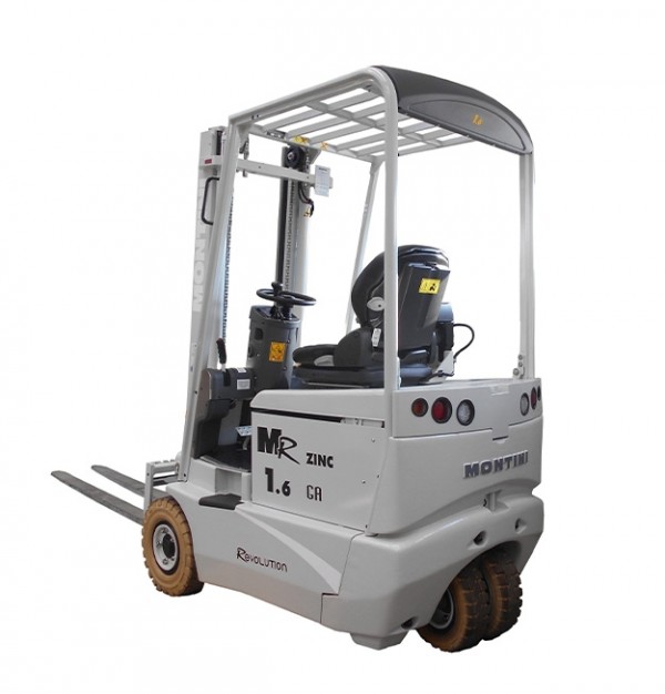 Electrostivuitor Montini MR ZINC cu 3/4 Roți si capacitatea de încărcare de la 1600 kg la 4999 kg – 48V/80V