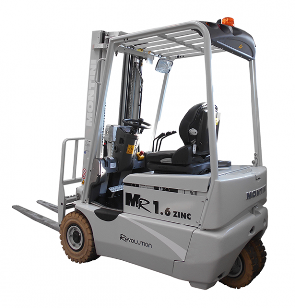 Electrostivuitor Montini MR ZINC cu 3/4 Roți si capacitatea de încărcare de la 1600 kg la 4999 kg – 48V/80V