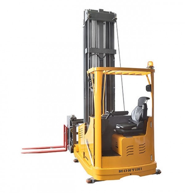 Stivuitor electric trilateral Montini ML TRI cu 3 Roți si capacitatea de încărcare de 1000 kg – 48V