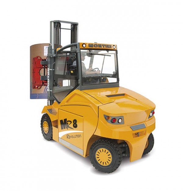 Electrostivuitor Montini MR 6 > MR 12 cu 4 Roți si capacitatea de încărcare de la 6000 kg la 12000 kg – 96V