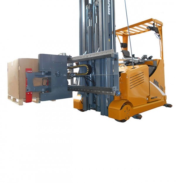 Stivuitor electric trilateral Montini ML TRI cu 3 Roți si capacitatea de încărcare de 1000 kg – 48V